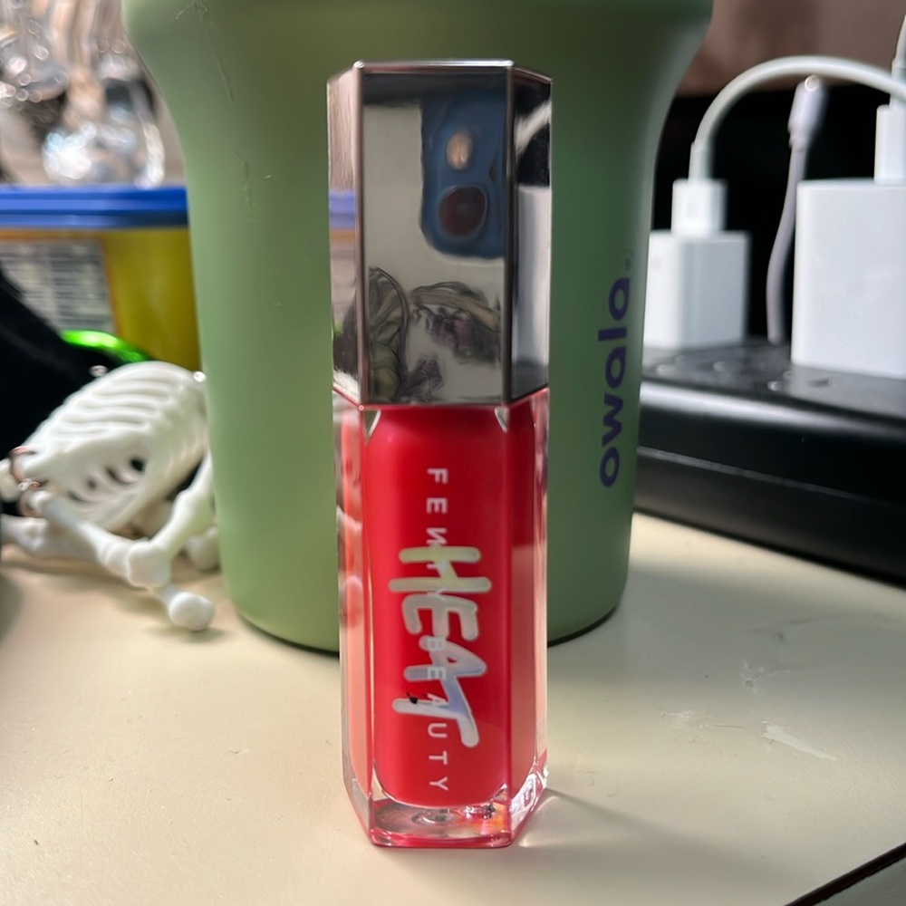 Brand new Fenty Beauty Heat Gloss in Hot Cherry
